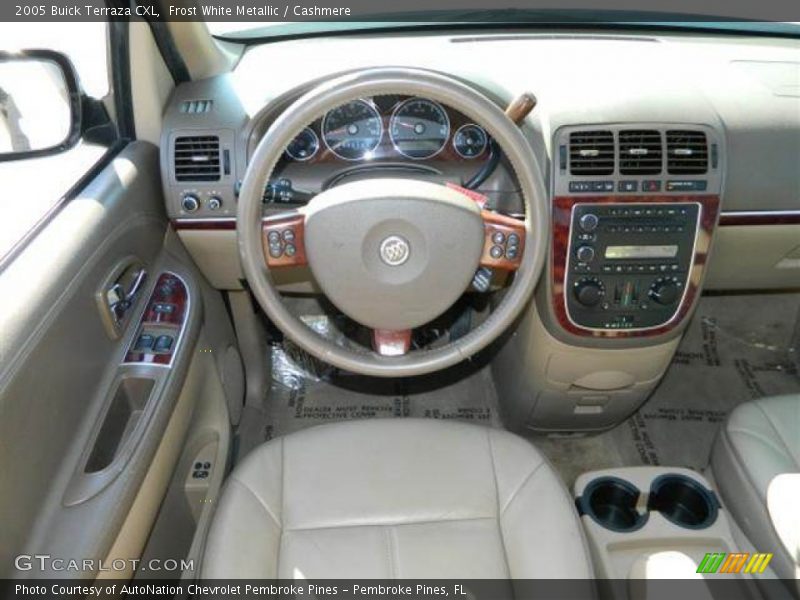 Frost White Metallic / Cashmere 2005 Buick Terraza CXL
