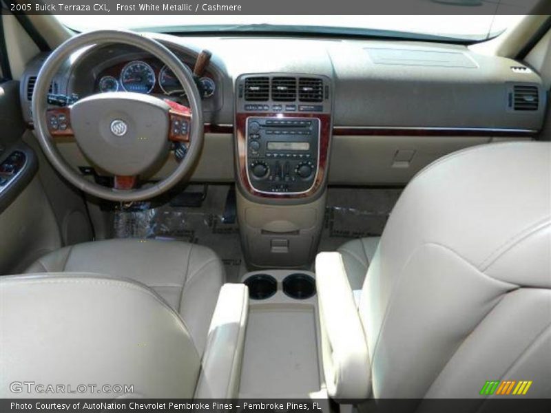 Frost White Metallic / Cashmere 2005 Buick Terraza CXL