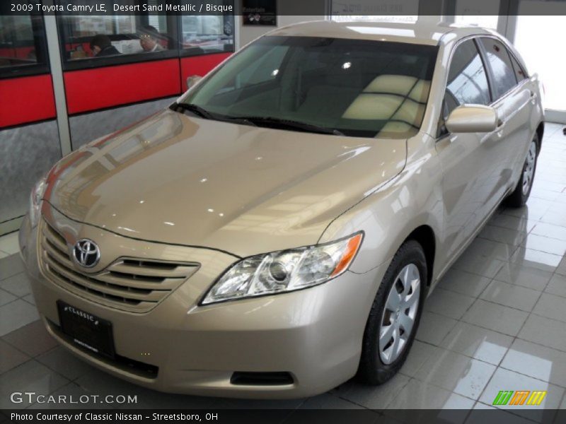 Desert Sand Metallic / Bisque 2009 Toyota Camry LE