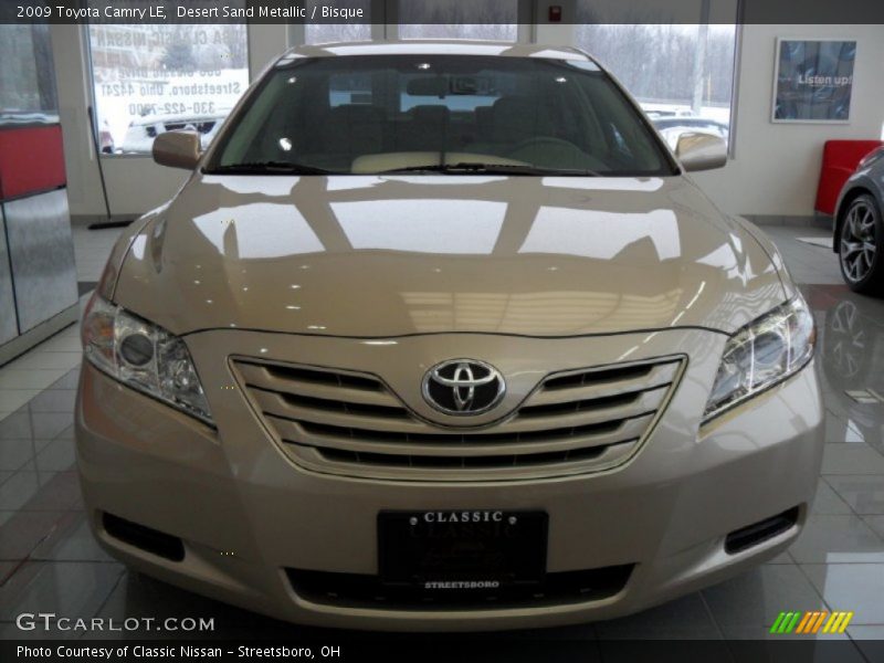 Desert Sand Metallic / Bisque 2009 Toyota Camry LE