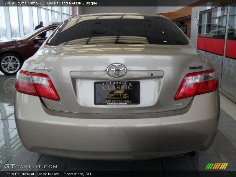 Desert Sand Metallic / Bisque 2009 Toyota Camry LE