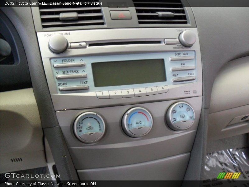 Desert Sand Metallic / Bisque 2009 Toyota Camry LE