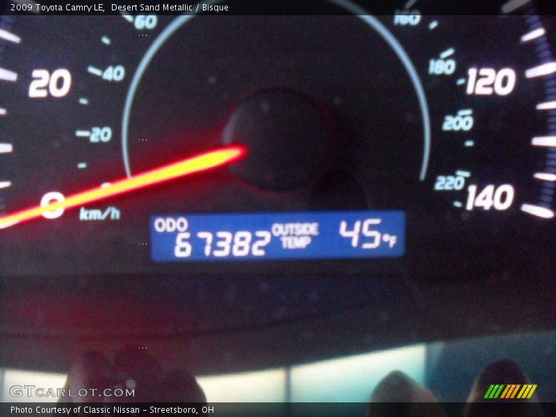 Desert Sand Metallic / Bisque 2009 Toyota Camry LE