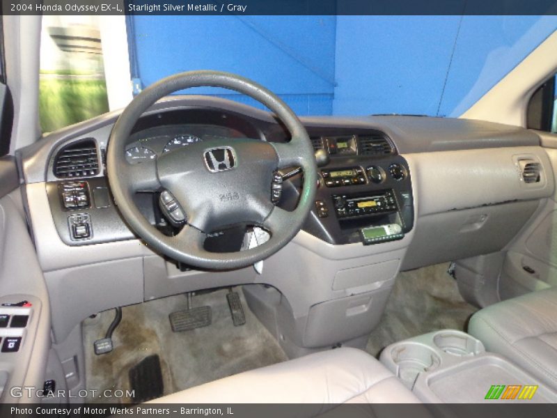 Starlight Silver Metallic / Gray 2004 Honda Odyssey EX-L