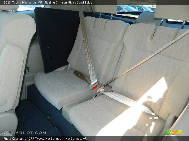 Sizzling Crimson Mica / Sand Beige 2013 Toyota Highlander V6