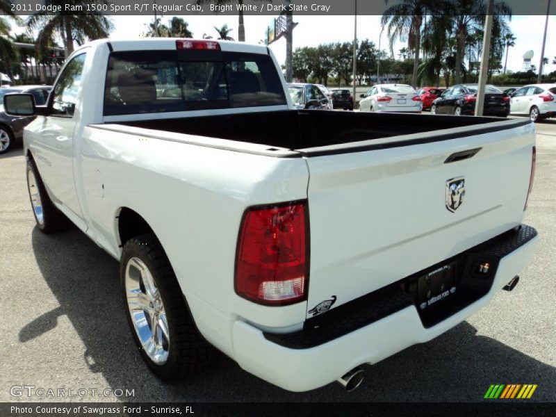 Bright White / Dark Slate Gray 2011 Dodge Ram 1500 Sport R/T Regular Cab