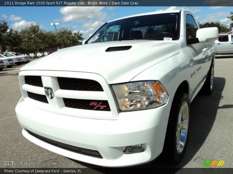 Bright White / Dark Slate Gray 2011 Dodge Ram 1500 Sport R/T Regular Cab