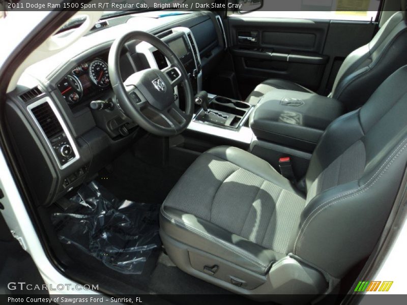 Bright White / Dark Slate Gray 2011 Dodge Ram 1500 Sport R/T Regular Cab