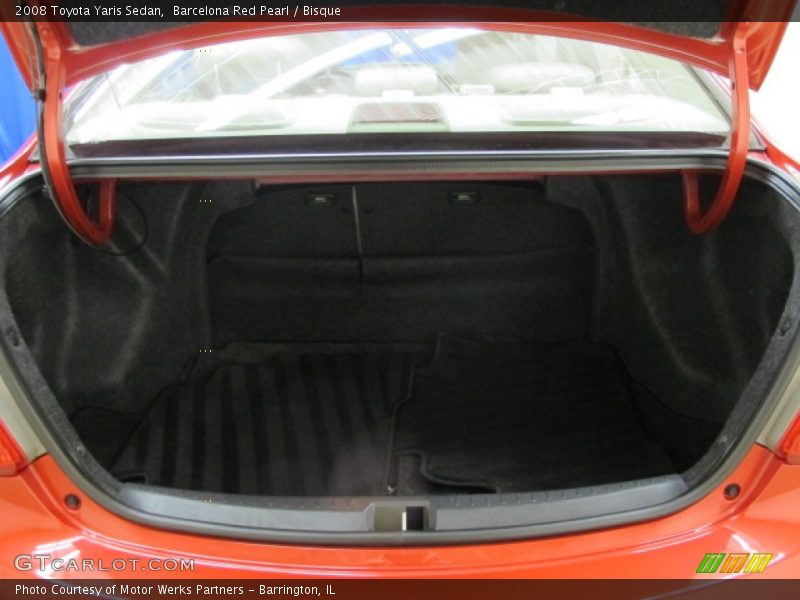 Barcelona Red Pearl / Bisque 2008 Toyota Yaris Sedan