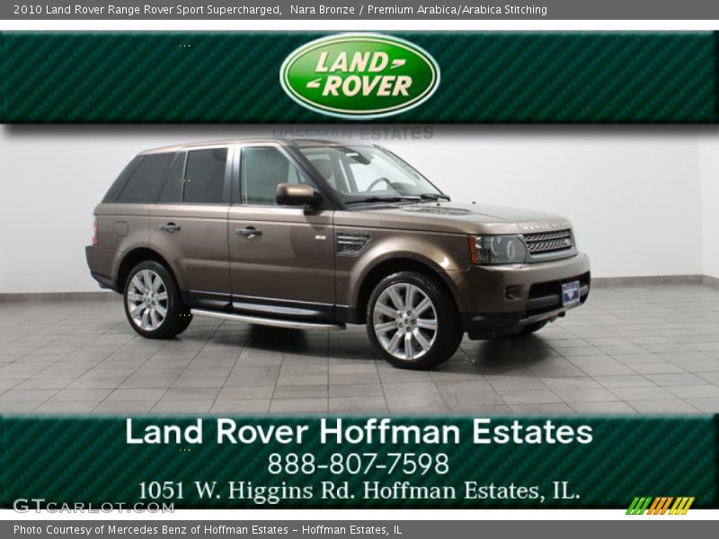 Nara Bronze / Premium Arabica/Arabica Stitching 2010 Land Rover Range Rover Sport Supercharged