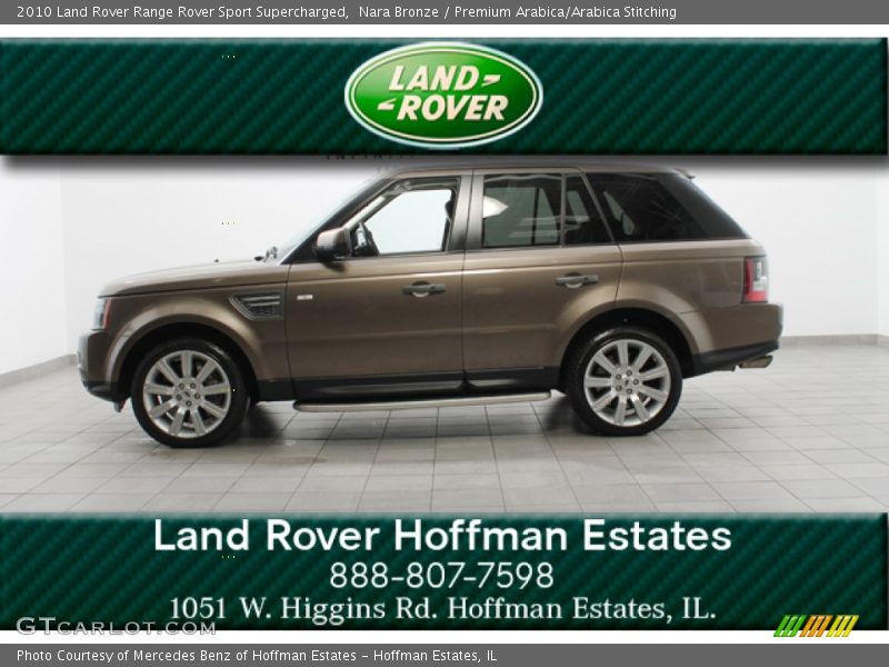 Nara Bronze / Premium Arabica/Arabica Stitching 2010 Land Rover Range Rover Sport Supercharged