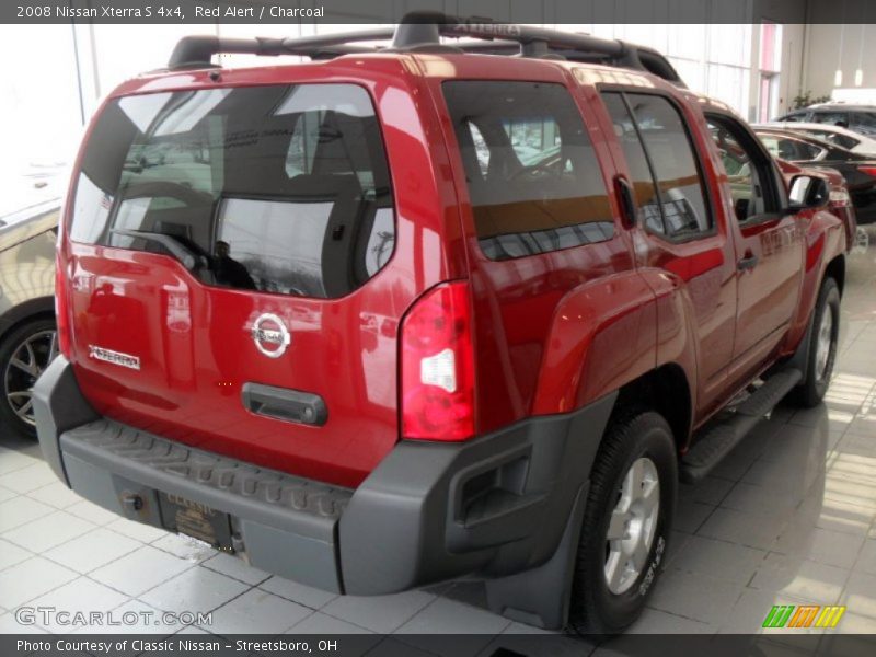Red Alert / Charcoal 2008 Nissan Xterra S 4x4