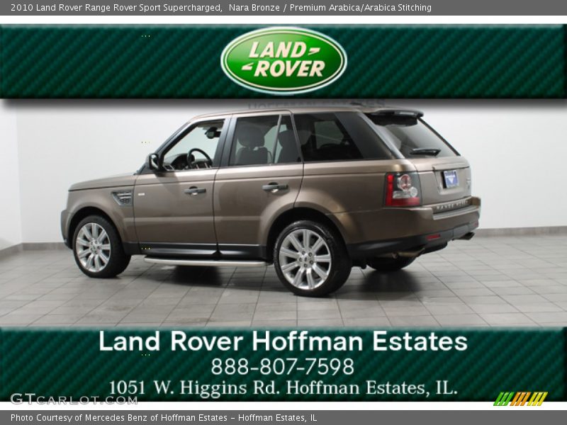 Nara Bronze / Premium Arabica/Arabica Stitching 2010 Land Rover Range Rover Sport Supercharged