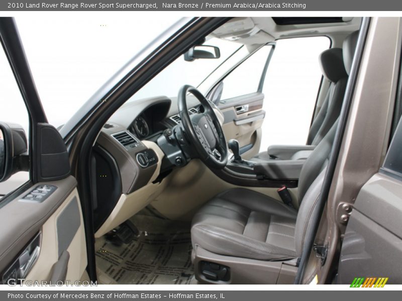 Front Seat of 2010 Range Rover Sport Supercharged
