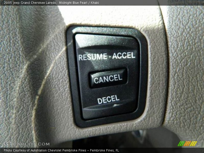 Controls of 2005 Grand Cherokee Laredo
