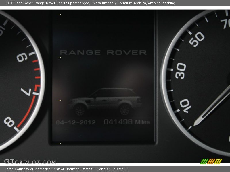 Nara Bronze / Premium Arabica/Arabica Stitching 2010 Land Rover Range Rover Sport Supercharged