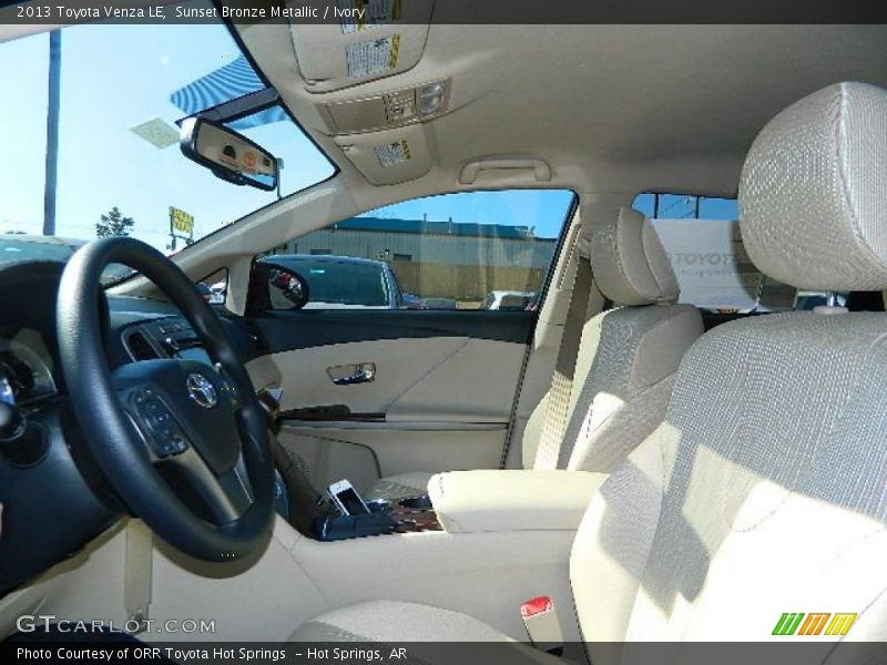 Sunset Bronze Metallic / Ivory 2013 Toyota Venza LE