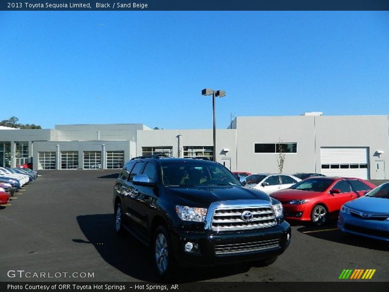 Black / Sand Beige 2013 Toyota Sequoia Limited