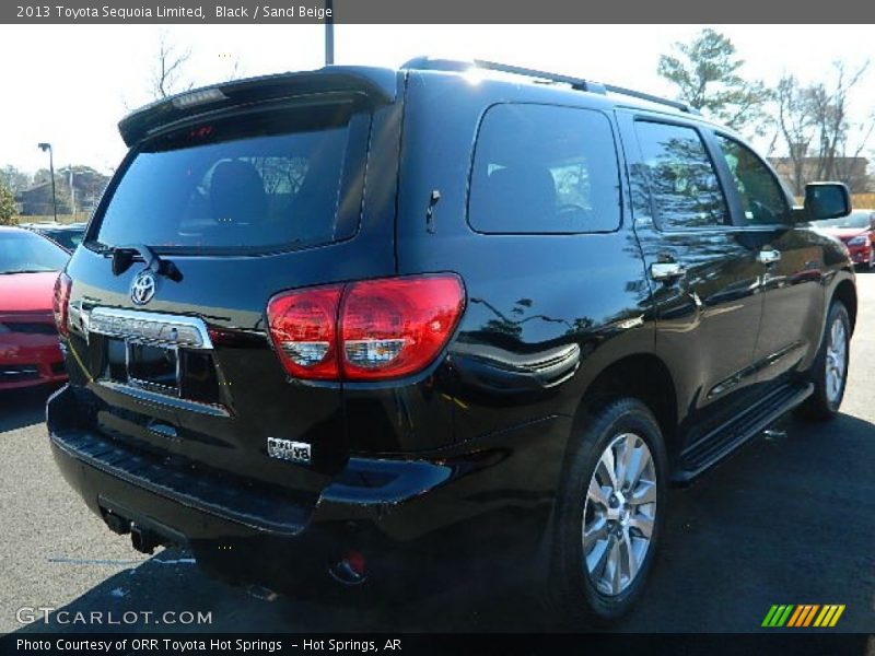 Black / Sand Beige 2013 Toyota Sequoia Limited