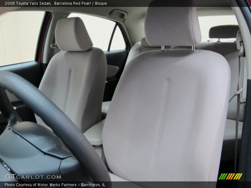 Barcelona Red Pearl / Bisque 2008 Toyota Yaris Sedan