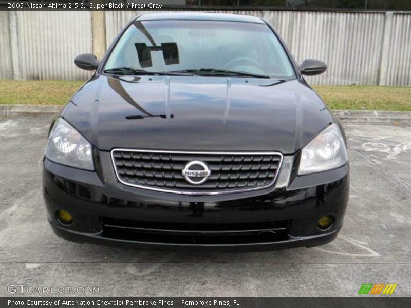 Super Black / Frost Gray 2005 Nissan Altima 2.5 S