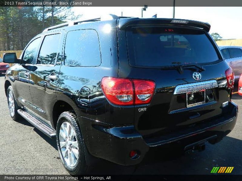 Black / Sand Beige 2013 Toyota Sequoia Limited