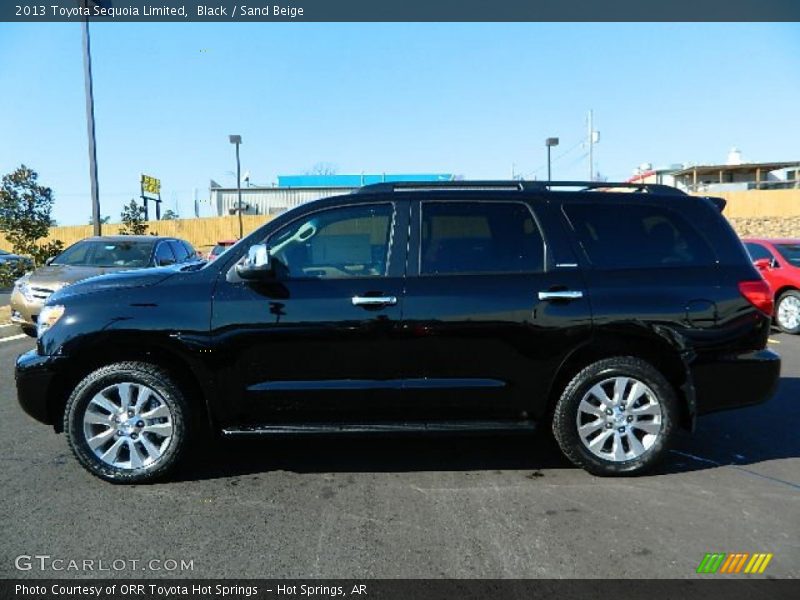 Black / Sand Beige 2013 Toyota Sequoia Limited