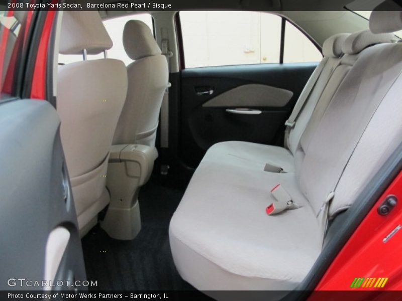 Barcelona Red Pearl / Bisque 2008 Toyota Yaris Sedan