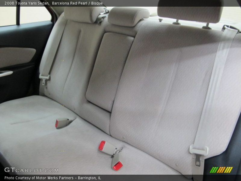 Barcelona Red Pearl / Bisque 2008 Toyota Yaris Sedan