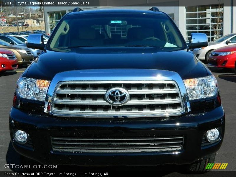 Black / Sand Beige 2013 Toyota Sequoia Limited