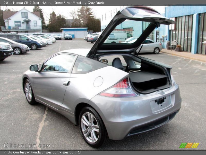 Storm Silver Metallic / Gray Fabric 2011 Honda CR-Z Sport Hybrid