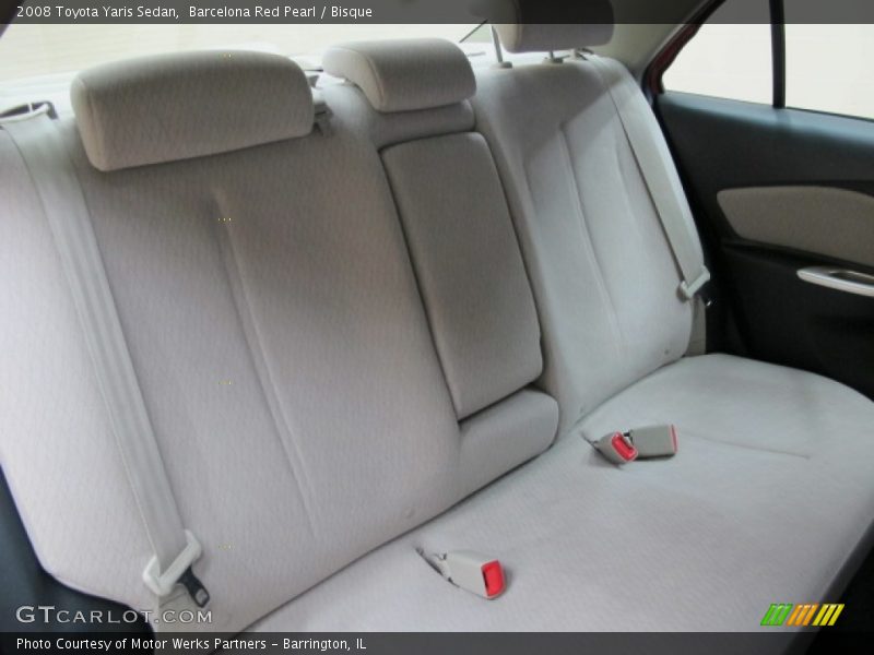 Barcelona Red Pearl / Bisque 2008 Toyota Yaris Sedan
