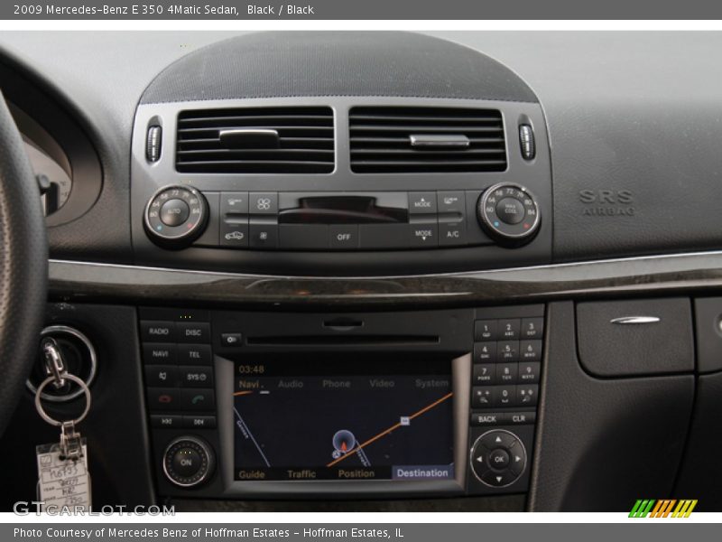 Black / Black 2009 Mercedes-Benz E 350 4Matic Sedan