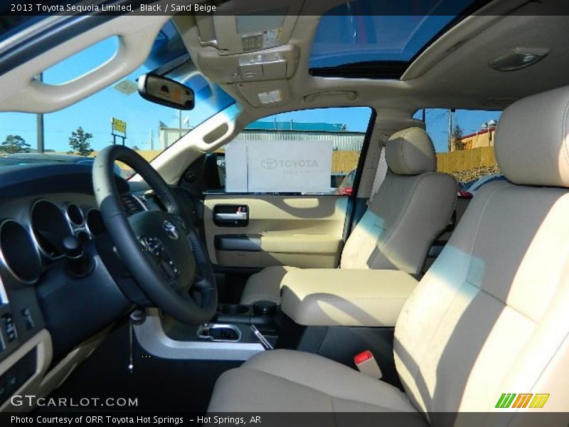Black / Sand Beige 2013 Toyota Sequoia Limited