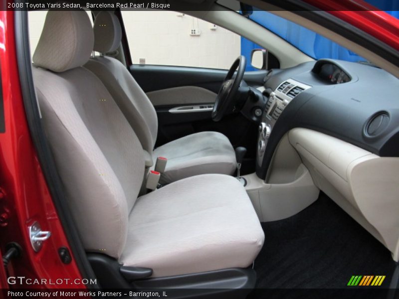 Barcelona Red Pearl / Bisque 2008 Toyota Yaris Sedan