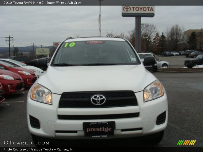 Super White / Ash Gray 2010 Toyota RAV4 I4 4WD