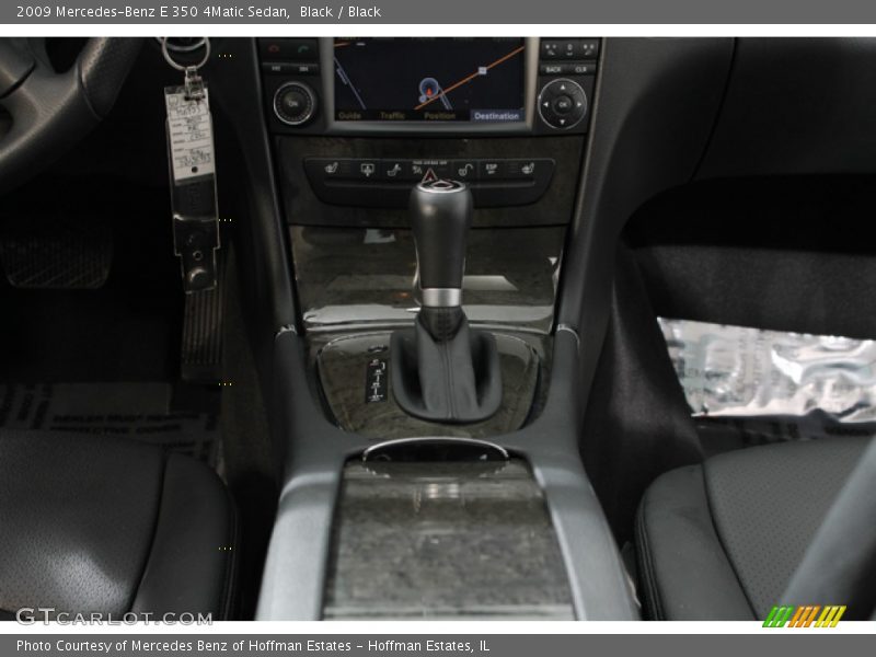 Black / Black 2009 Mercedes-Benz E 350 4Matic Sedan