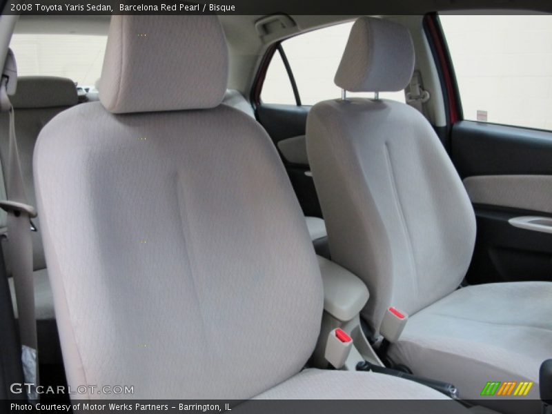 Barcelona Red Pearl / Bisque 2008 Toyota Yaris Sedan