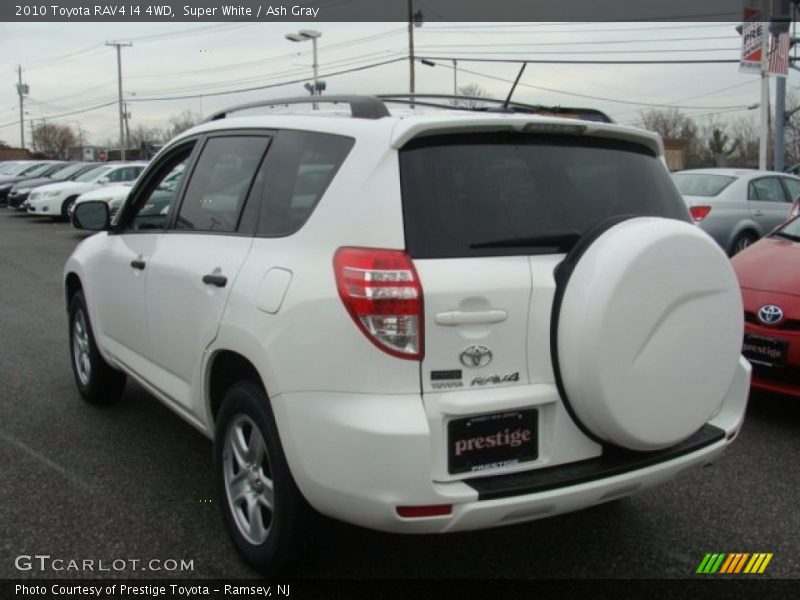 Super White / Ash Gray 2010 Toyota RAV4 I4 4WD