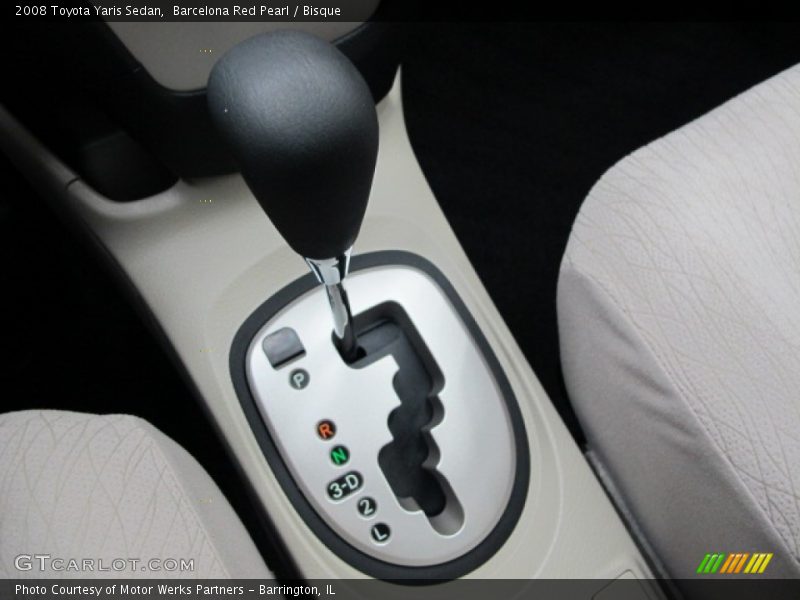 Barcelona Red Pearl / Bisque 2008 Toyota Yaris Sedan