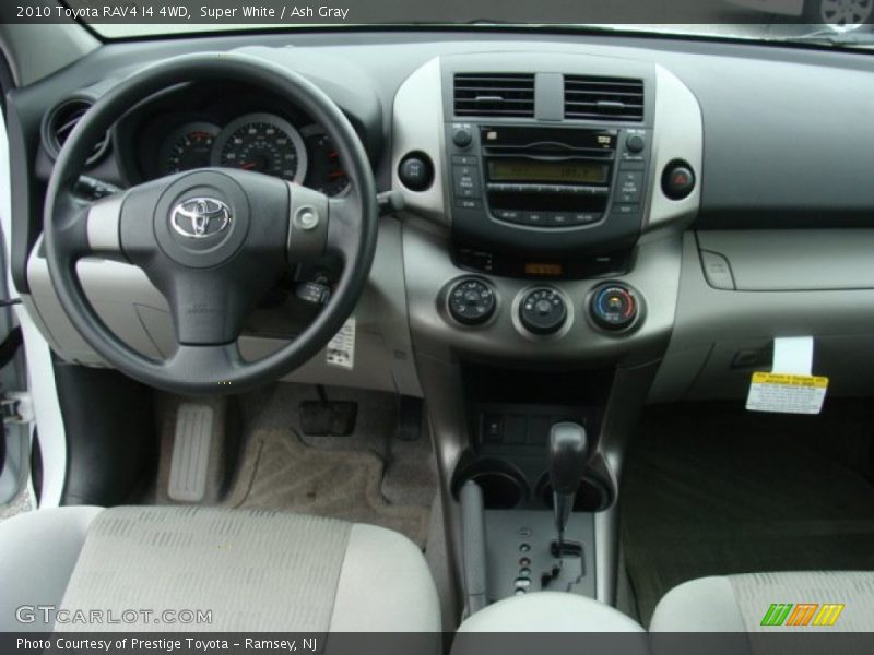 Super White / Ash Gray 2010 Toyota RAV4 I4 4WD