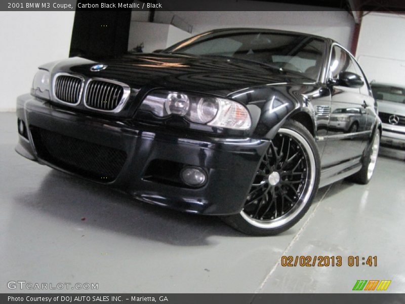 Carbon Black Metallic / Black 2001 BMW M3 Coupe