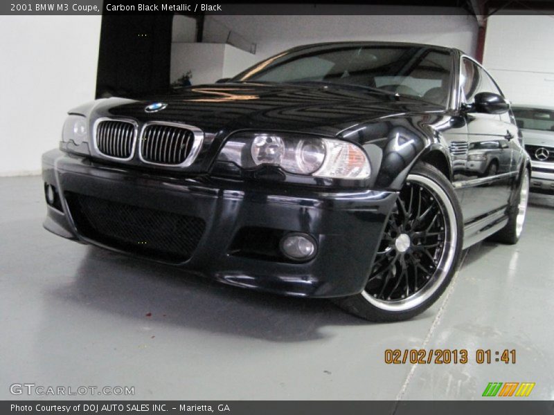Carbon Black Metallic / Black 2001 BMW M3 Coupe
