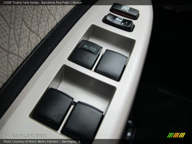 Barcelona Red Pearl / Bisque 2008 Toyota Yaris Sedan