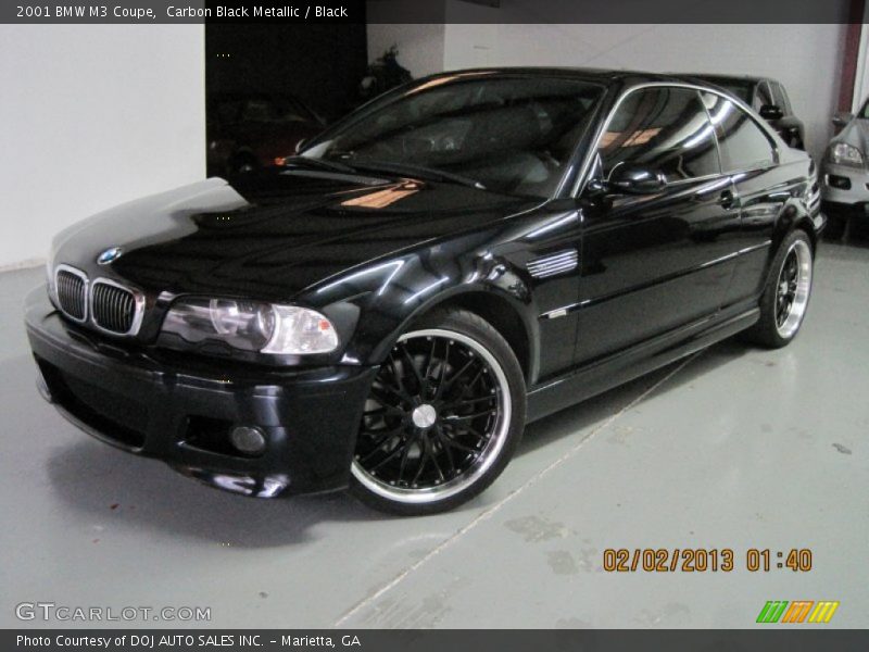 Carbon Black Metallic / Black 2001 BMW M3 Coupe