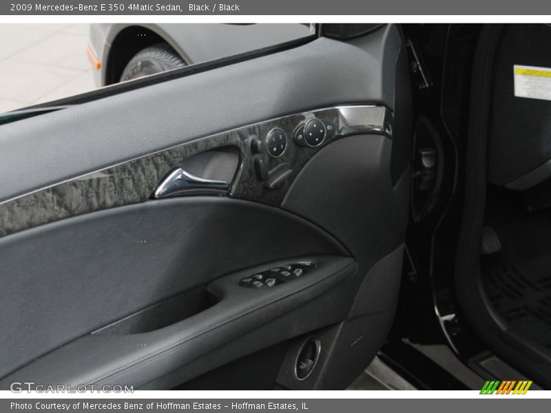 Black / Black 2009 Mercedes-Benz E 350 4Matic Sedan