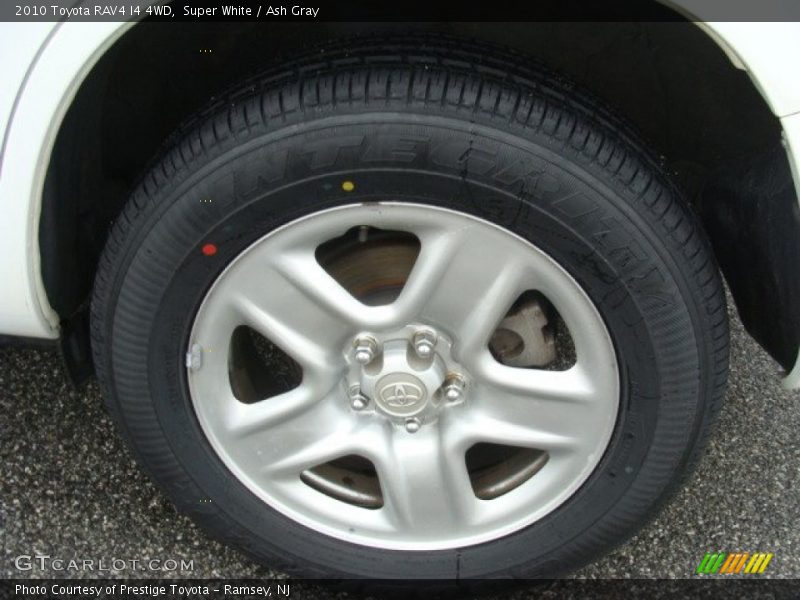 Super White / Ash Gray 2010 Toyota RAV4 I4 4WD