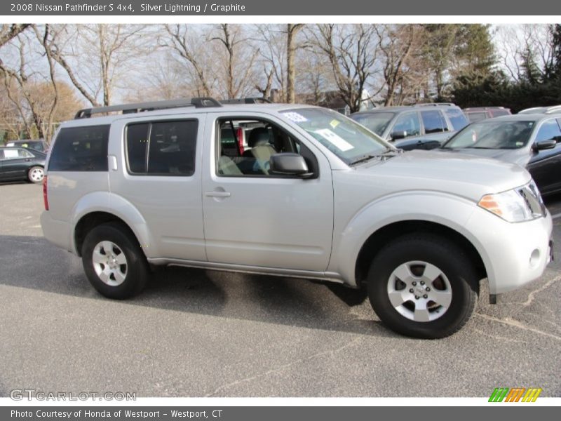 Silver Lightning / Graphite 2008 Nissan Pathfinder S 4x4
