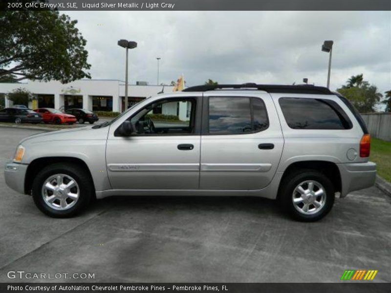 Liquid Silver Metallic / Light Gray 2005 GMC Envoy XL SLE