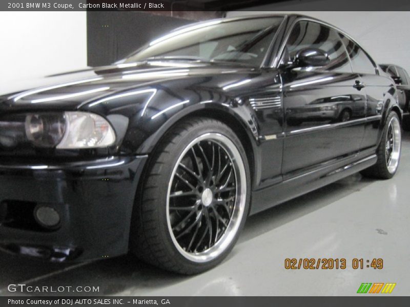 Carbon Black Metallic / Black 2001 BMW M3 Coupe
